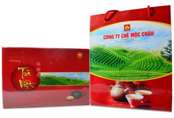 Hộp quà tặng đặc sản Mộc Châu cao cấp Trà ô long Trà Việt (200g)